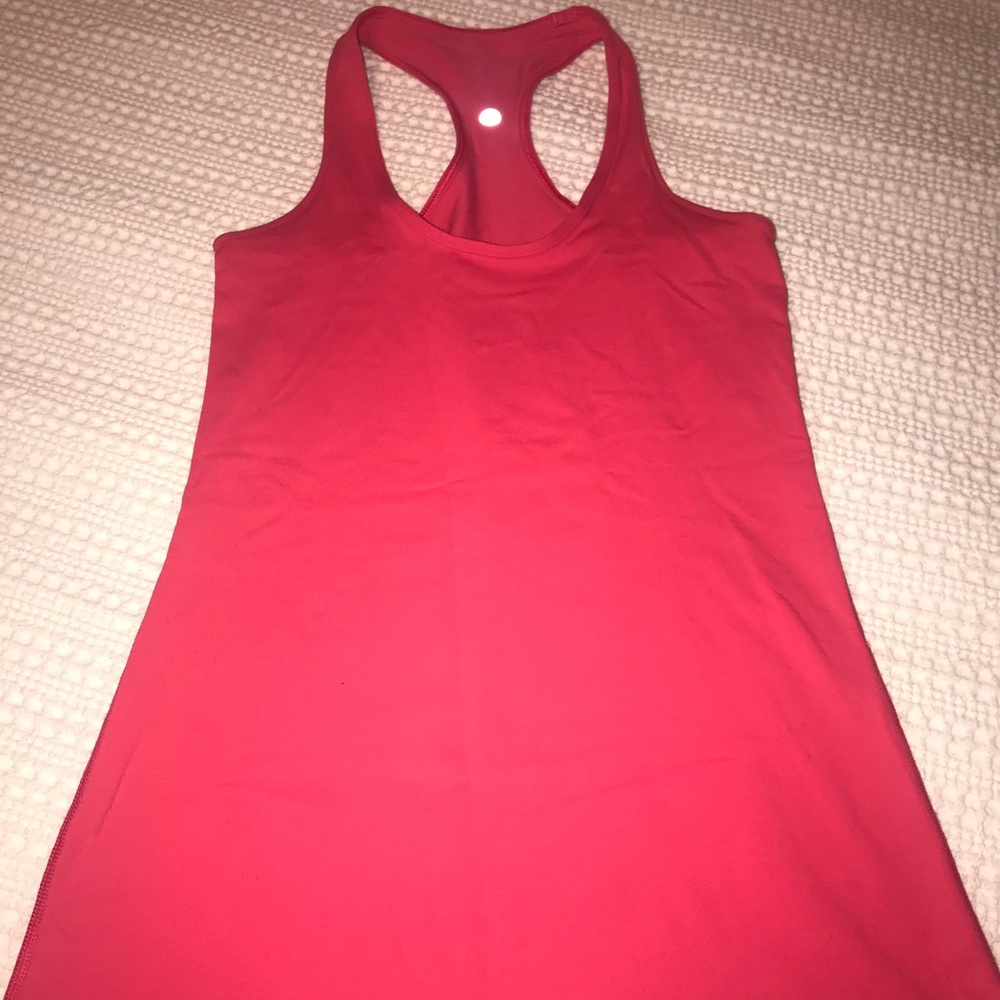 Lululemon bright coral tank